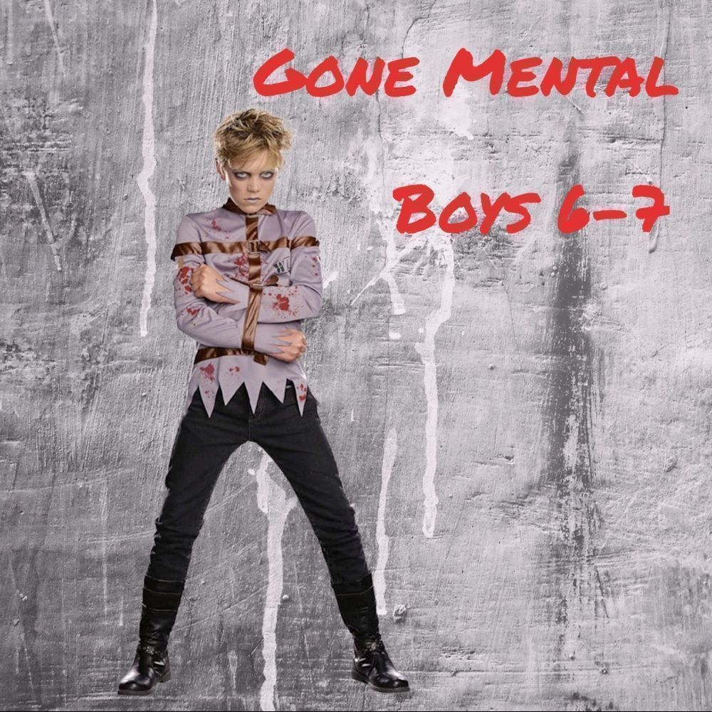 NWT, Dreamgirl, Gone Mental Boys Costume - Boys 6 - 7 yrs